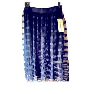 New Stylish MetroWear Navy Blue Skirt Size Petite S